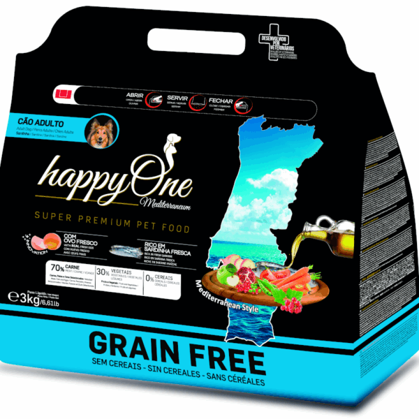 HappyOne Grain-Free Mediterraneum sardynka 3kg