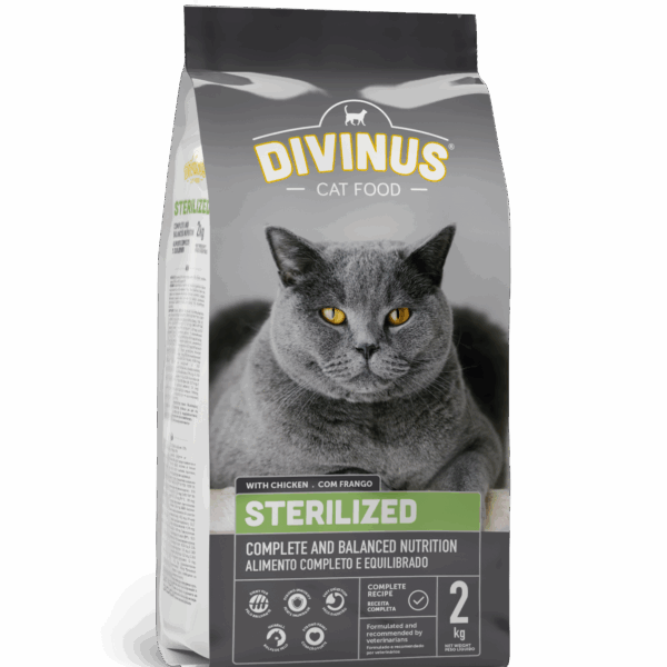 Divinus Cat Sterilized dla kotów sterylizowanych 2kg