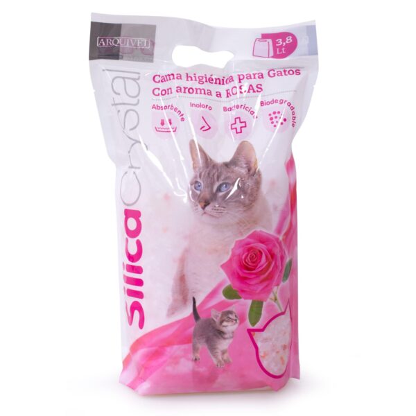 ARQUIVET Żwirek silikonowy o zapachu róży 3,8 l